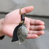 Genuine Leather Retro Handmade Key chain Cute Animal Shape Keyring Pedant Charm Car Keys Accessories for Women Men